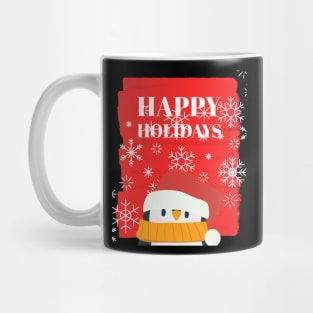 Happy Holidays Penguin Mug